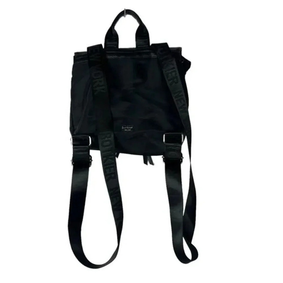 Botkier Black York Trigger Nylon & Faux Leather Mini Backpack - Picture 2 of 5